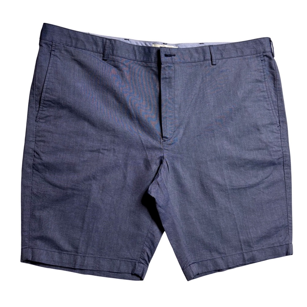 Jos A Bank NEW 1905 Mens Blue Flat Front Chino Shorts Size 44 NWT 20UA 44R75